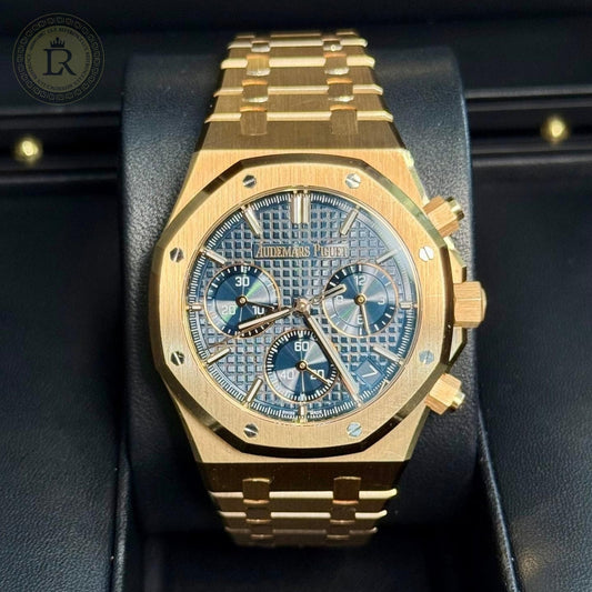 Audemars Piguet Royal Oak Chronograph, cadran bleu