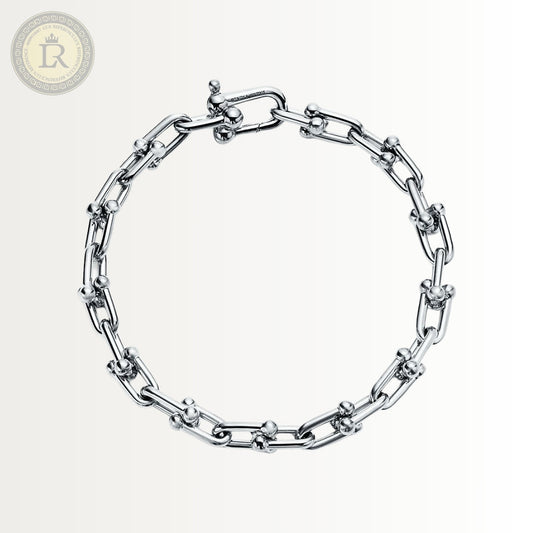 Bracelet Tiffany & Co Small Link en or blanc