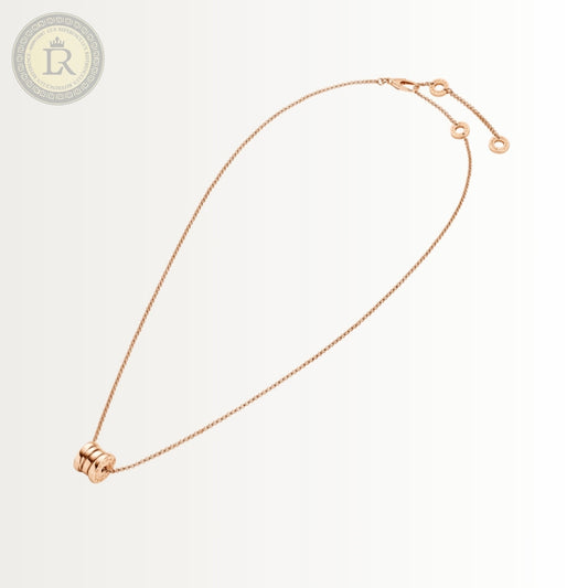 Collier Bvlgari B.zero1, or rose