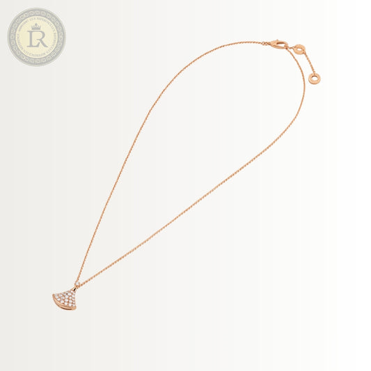 Collier Bvlgari Divas’ Dream Diamants, or rose