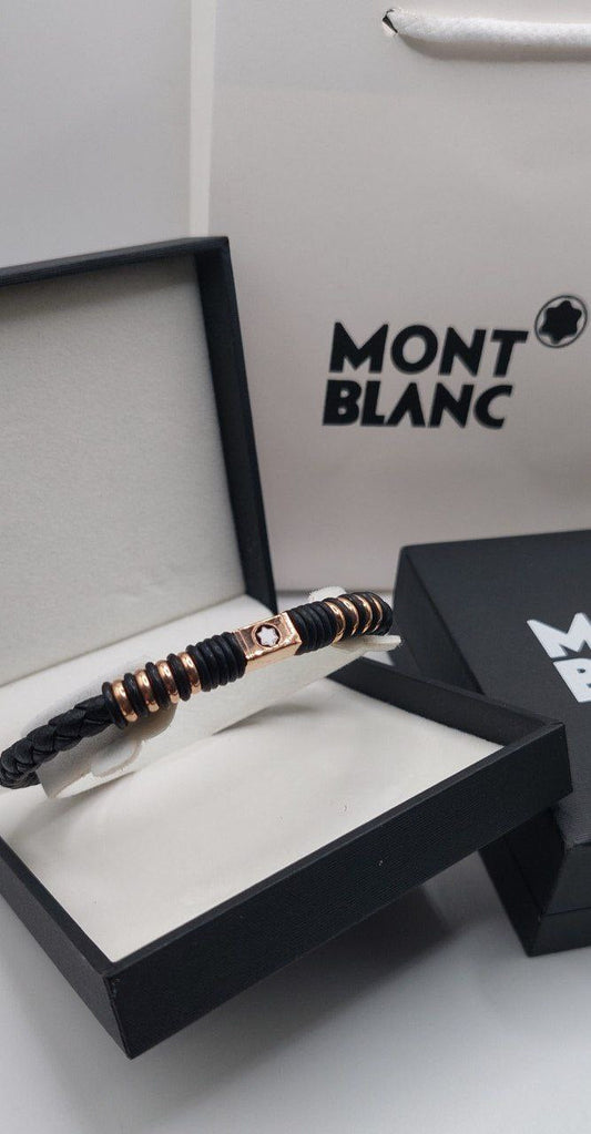 Bracelet homme cuir MONT BLANC