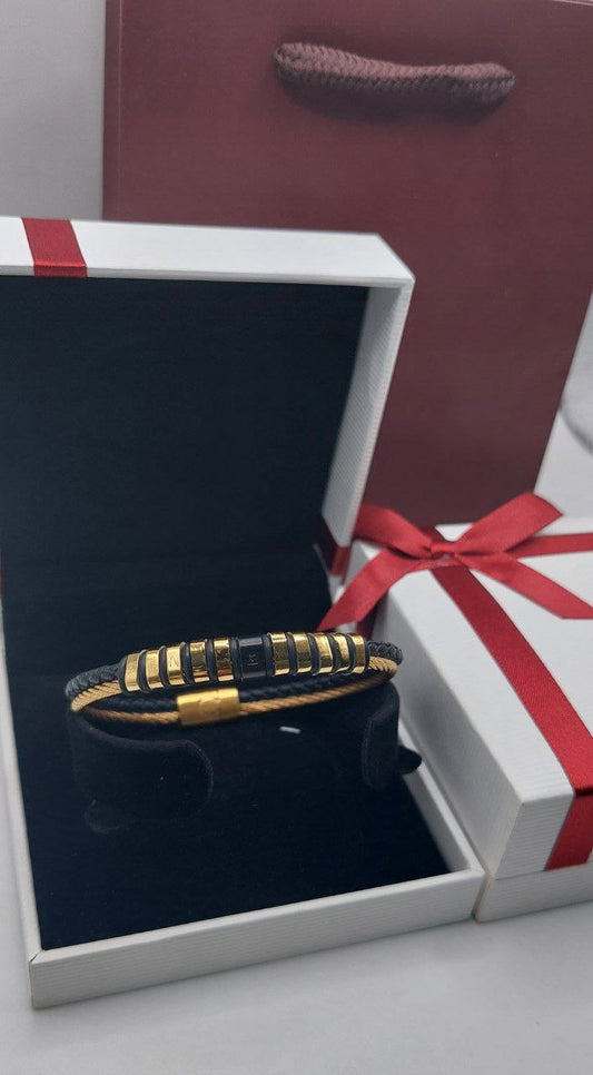 Bracelet homme câble acier