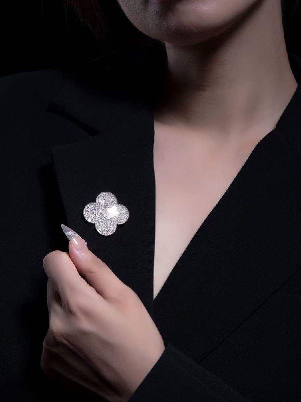 Broche Van Cleef & Arpels strass
