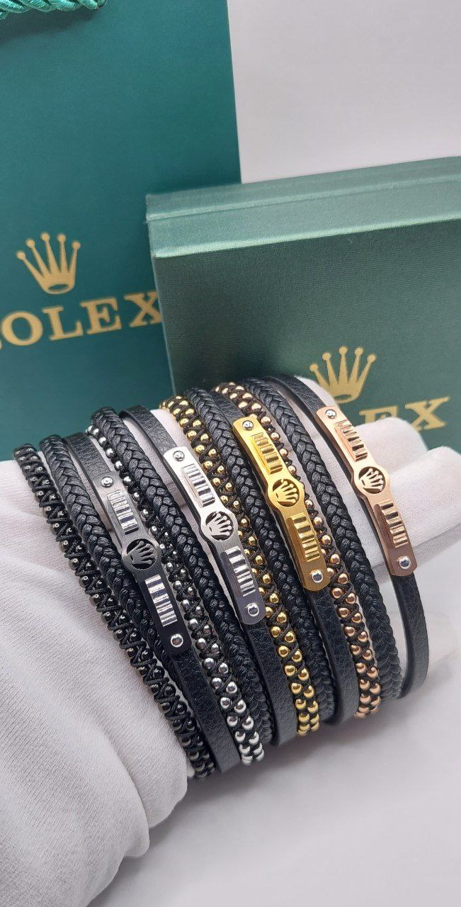 Bracelet homme cuir ROLEX