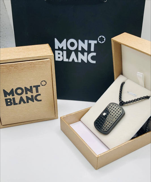 Collier acier homme MONT BLANC