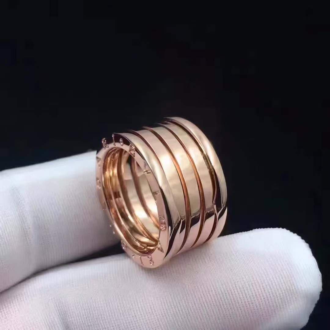 Bague unisexe acier BVLGARI B.zero ressort
