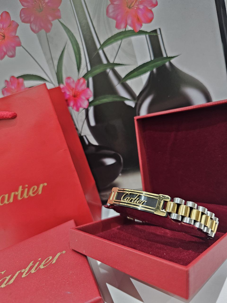 Gourmet homme acier Cartier
