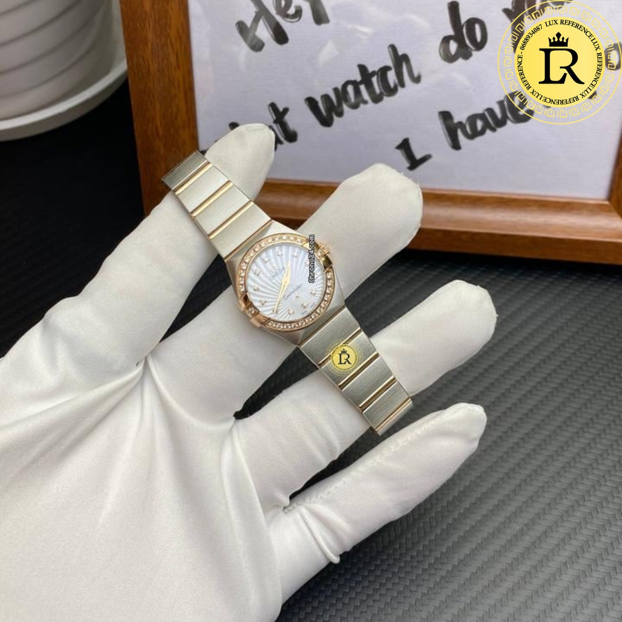 Omega Constellation serti