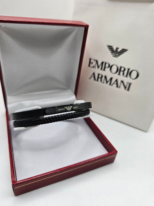 Bracelet homme cuir EMPORIO ARMANI