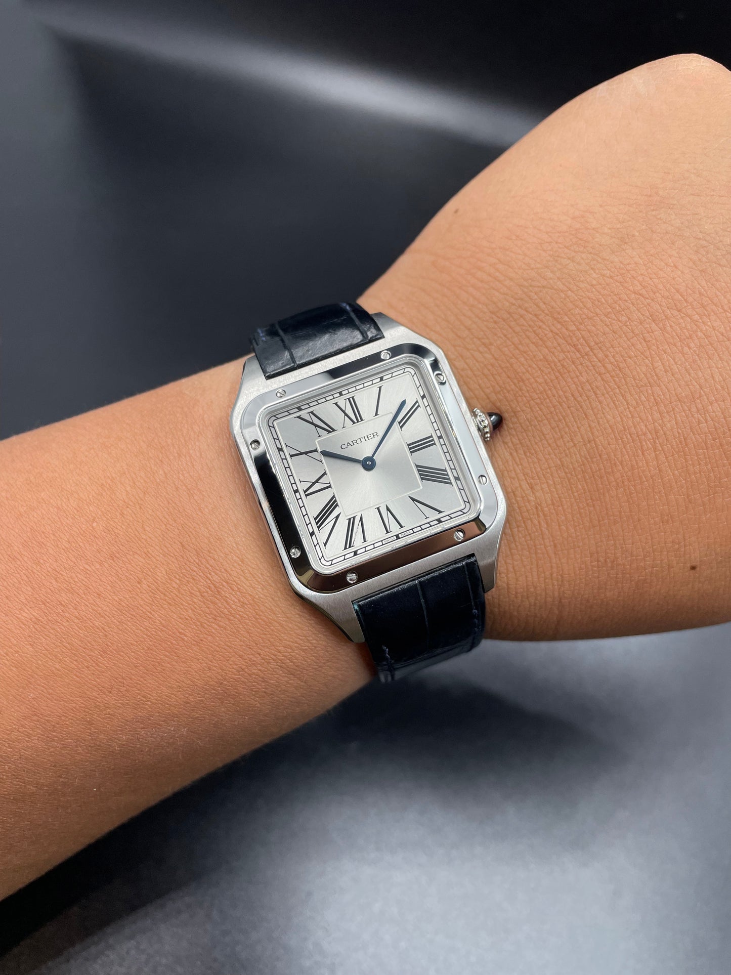 Cartier dumont bracelet cuir