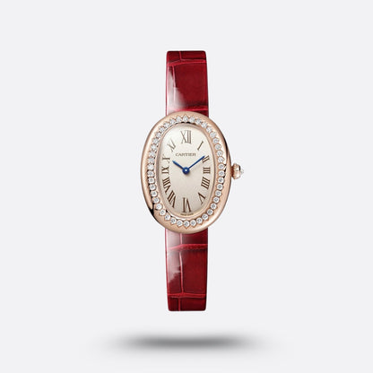 Montre Baignoire Rouge