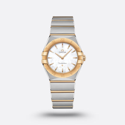 Omega constellation quartz - or jaune