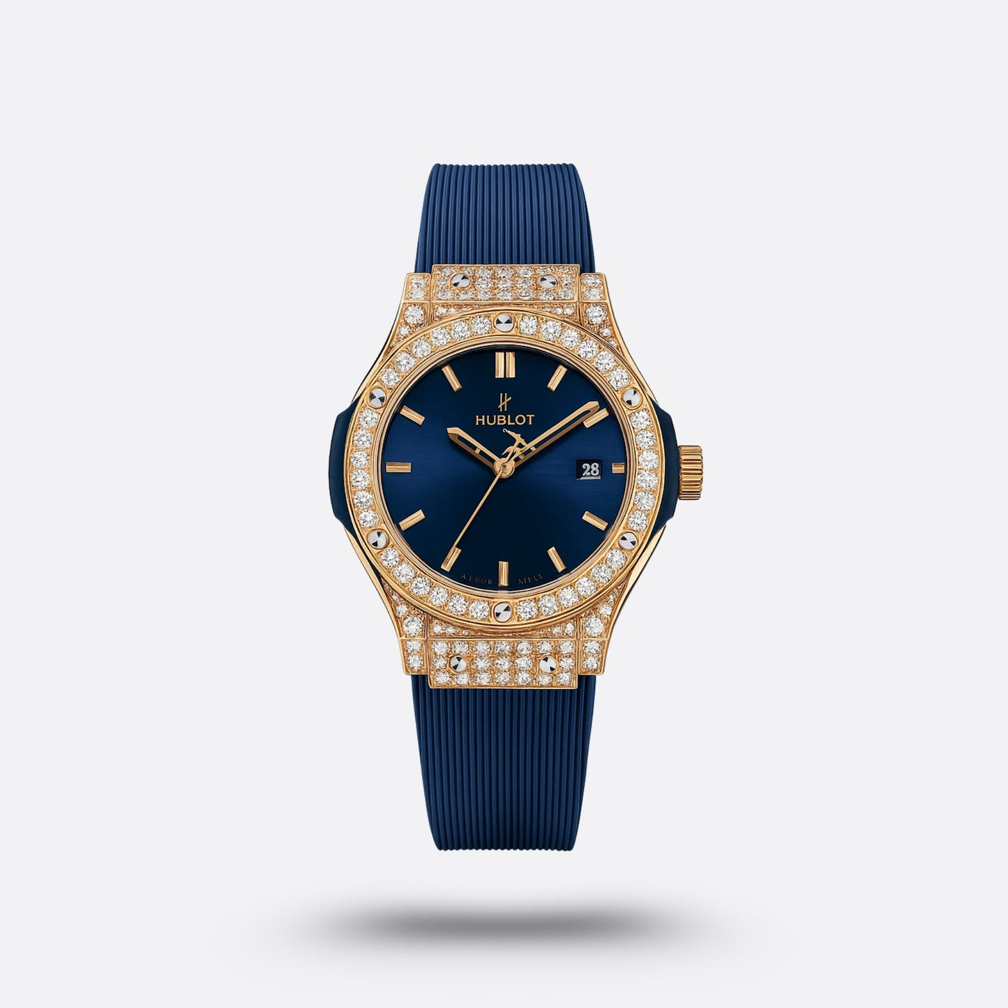 Classic Fusion King Gold Blue Diamonds