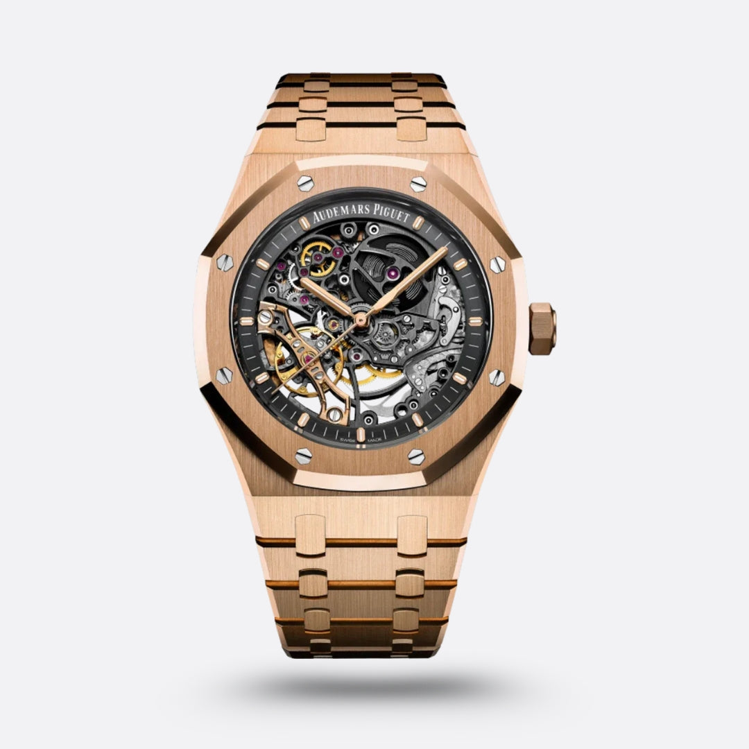 Audemars Piguet royal Oak skeleton or rose
