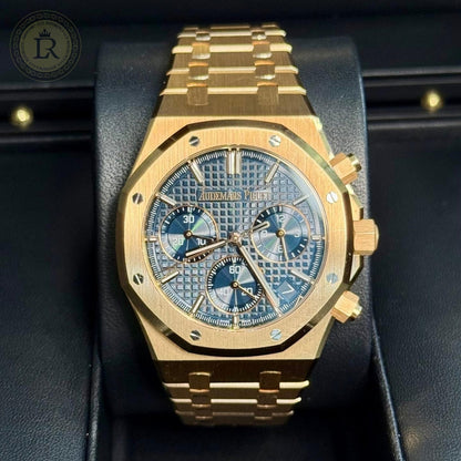 Audemars Piguet Royal Oak Chronograph, cadran bleu
