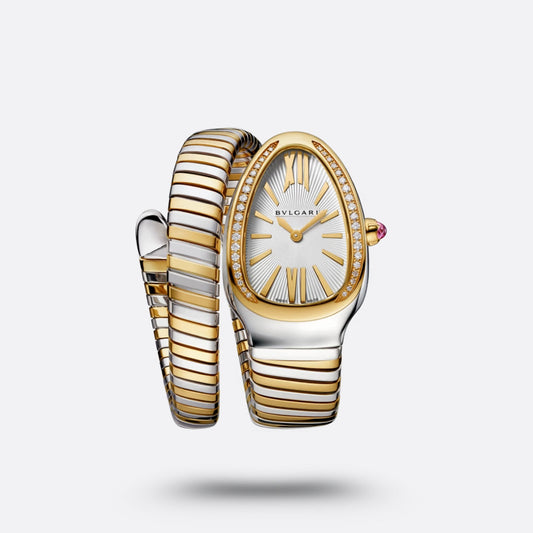 Bvlgari Serpenti Tubogas or jaune - sertie de diamants