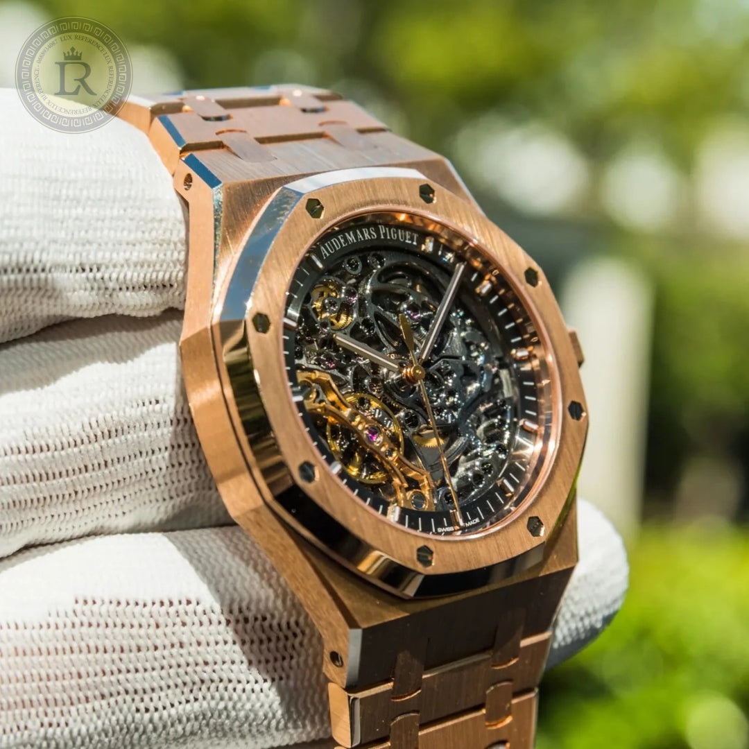Audemars Piguet royal Oak skeleton or rose