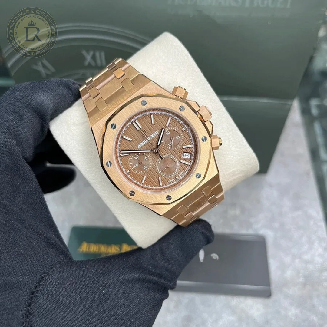 Audemars Piguet Royal Oak Chronograph, cadran marron