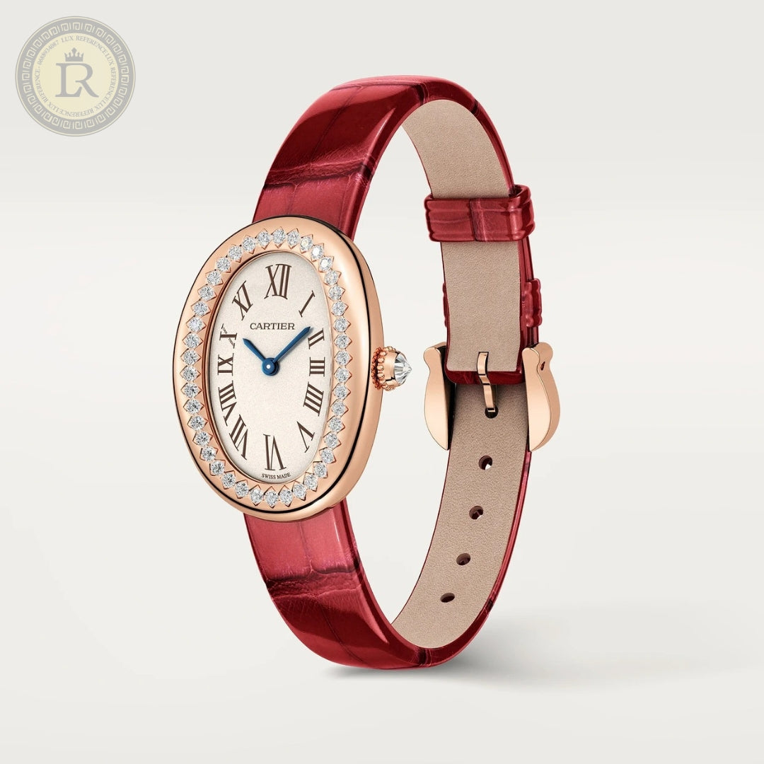 Montre Baignoire Rouge