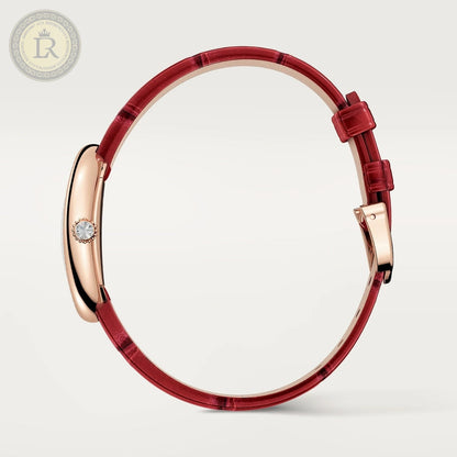 Montre Baignoire Rouge