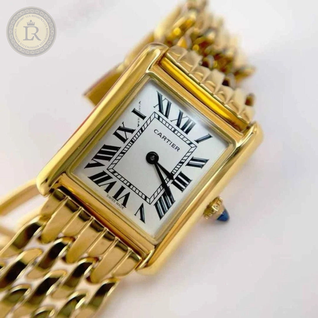 Tank Louis Cartier or jaune