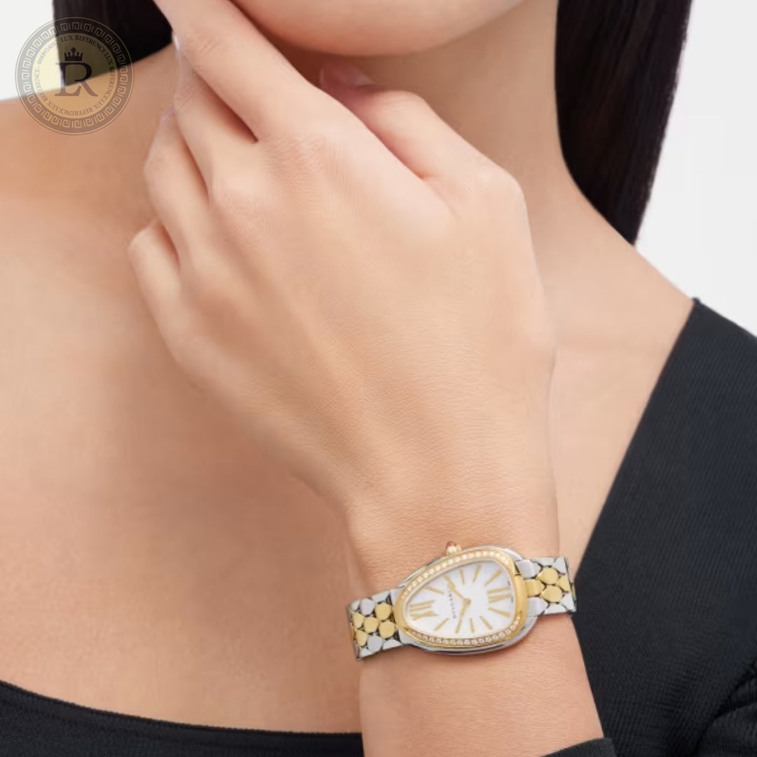 Bvlgari Serpenti Seduttori or jaune - diamants