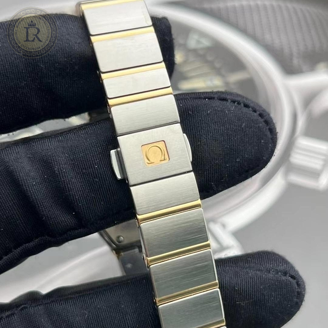 Omega constellation quartz - or jaune