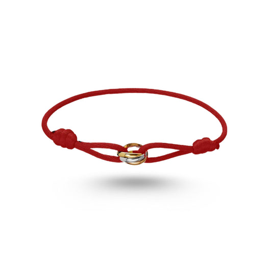 Bracelet Cartier Trinity, Cordon rouge