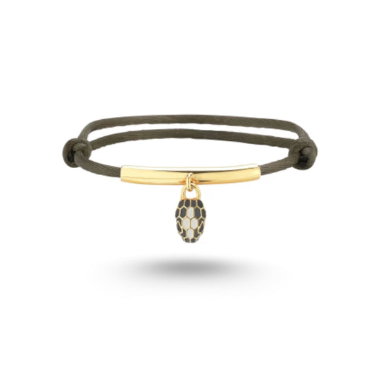 Bracelet Bvlgari Serpenti Forever, corde vert