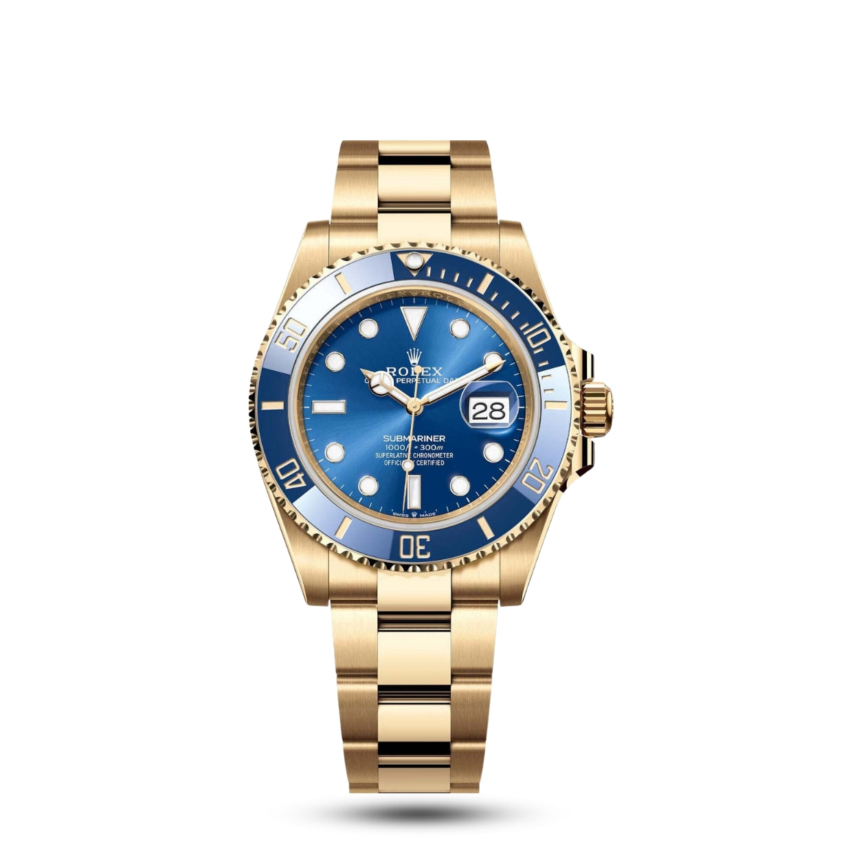 Rolex Yellow Gold Submariner Date Watch