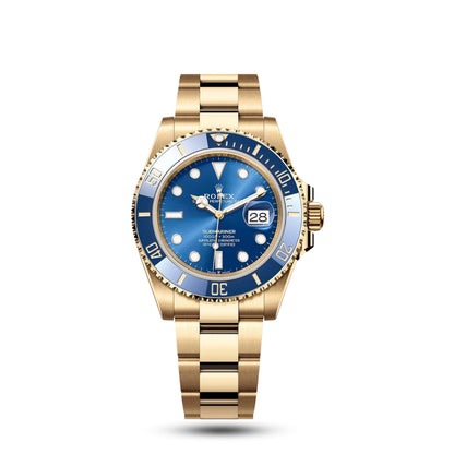 Rolex Yellow Gold Submariner Date Watch