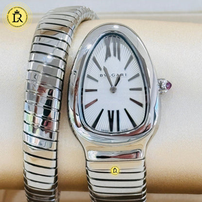 Bvlgari Serpenti fond blanc sertie