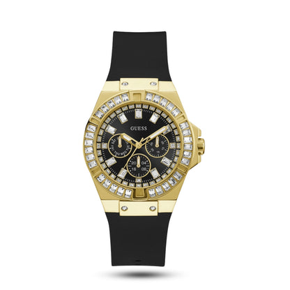 Montre Guess Venus GW0118L2 bracelet silicone noir