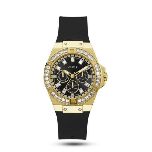 Montre Guess Venus GW0118L2 bracelet silicone noir