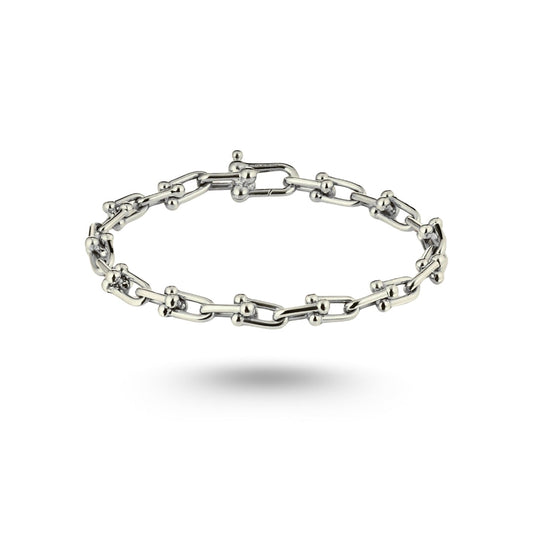 Bracelet Tiffany & Co Small Link en or blanc