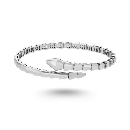 Bracelet Bvlgari Serpenti Viper, or blanc