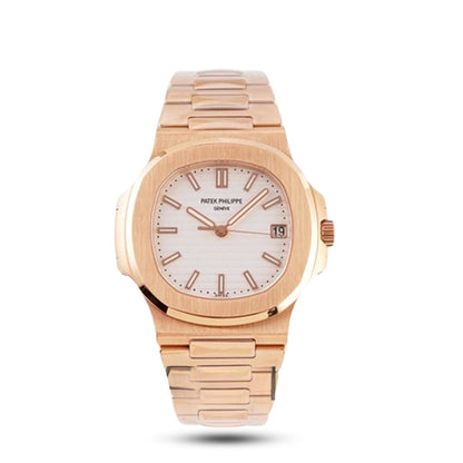 Nautilus Jumbo 5711/1R White Dial