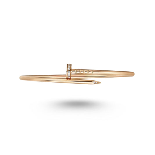 Bracelet Cartier Juste un Clou, petit modèle, diamants, or jaune