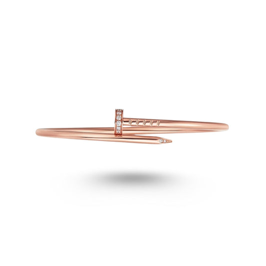 Bracelet Cartier Juste un Clou, petit modèle, diamants, or rose