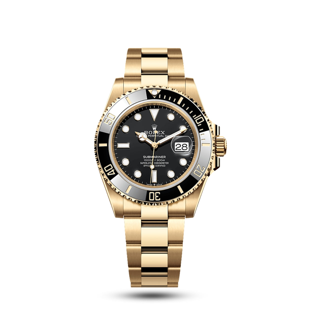 Rolex gold and black