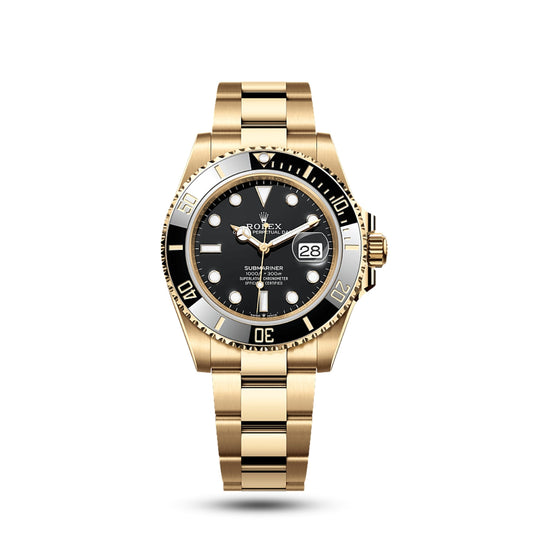 Rolex gold and black