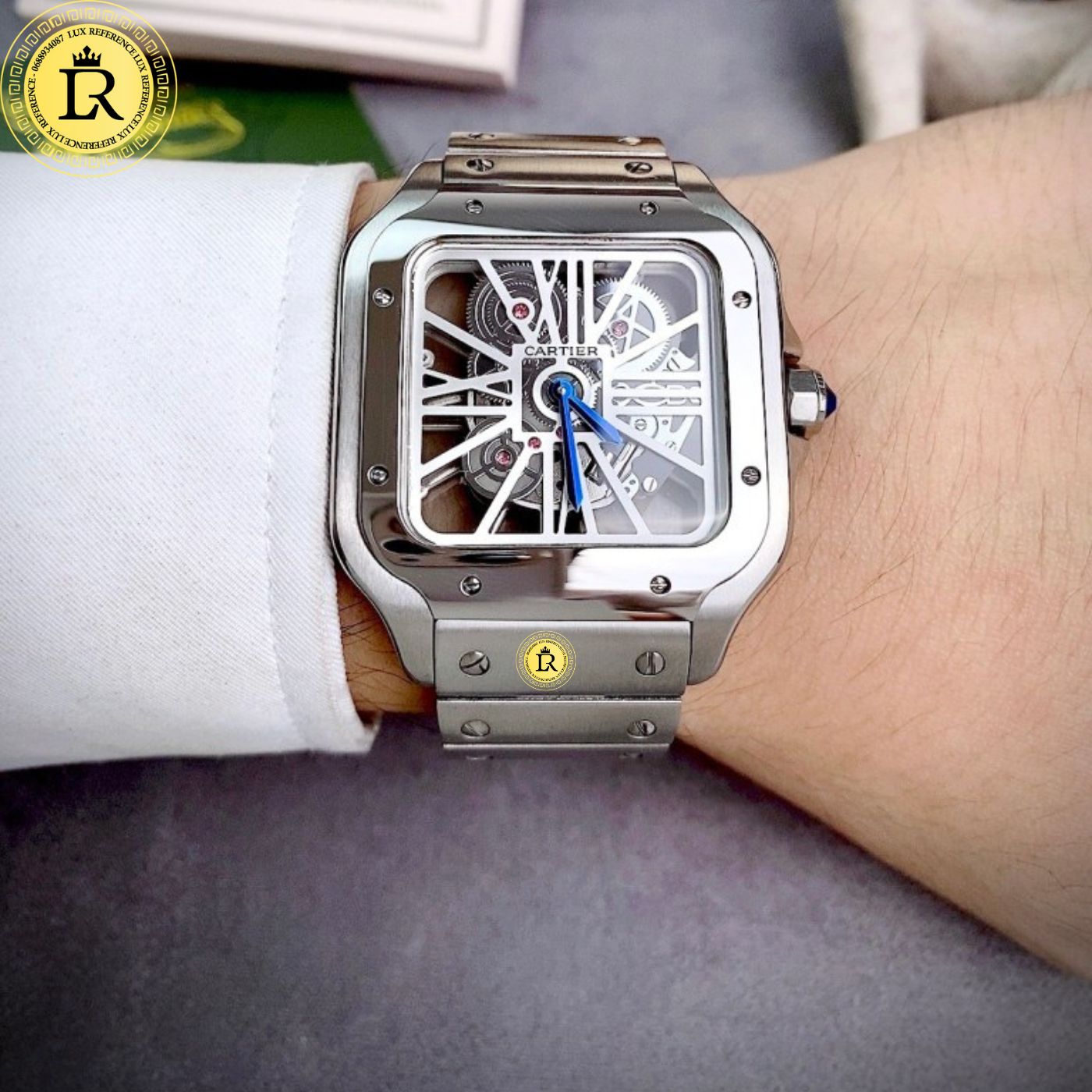 Cartier Santos de Cartier Skeleton – Grand Modèle (WHSA0015)