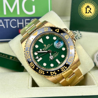 RX GMT‑MASTER II Vert/Or Jaune