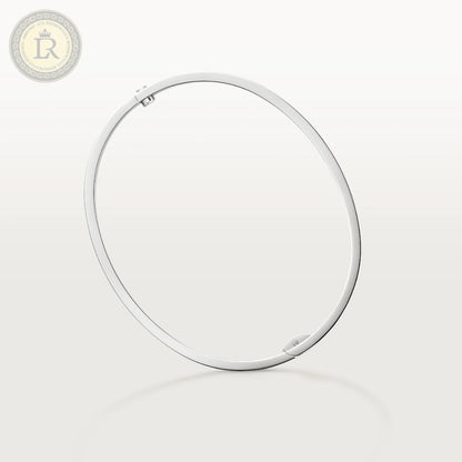 Bracelet Cartier LOVE, petit modele or gris, diamants