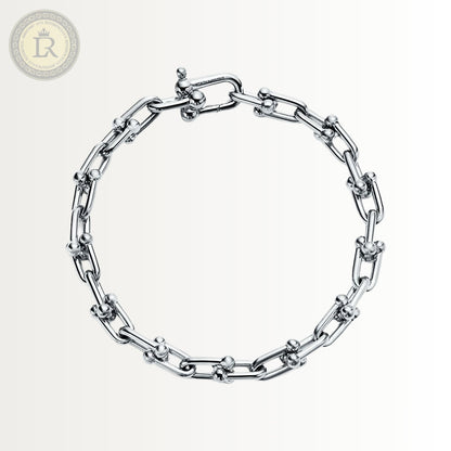Bracelet Tiffany & Co Small Link en or blanc