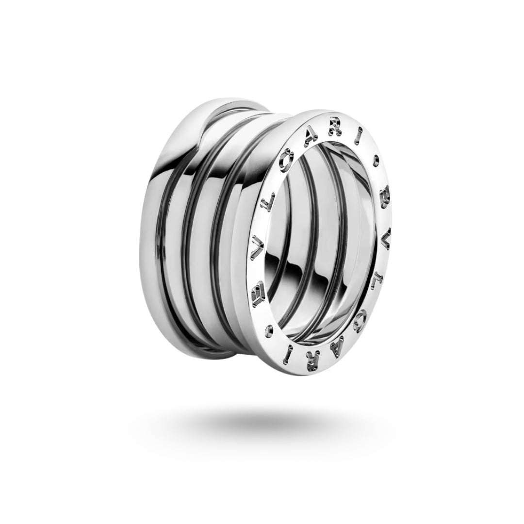 Bague B.zero1, or blanc