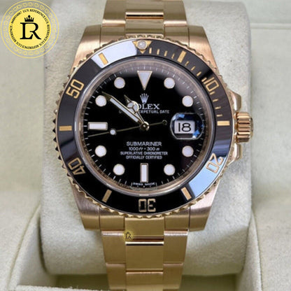 Rolex gold and black