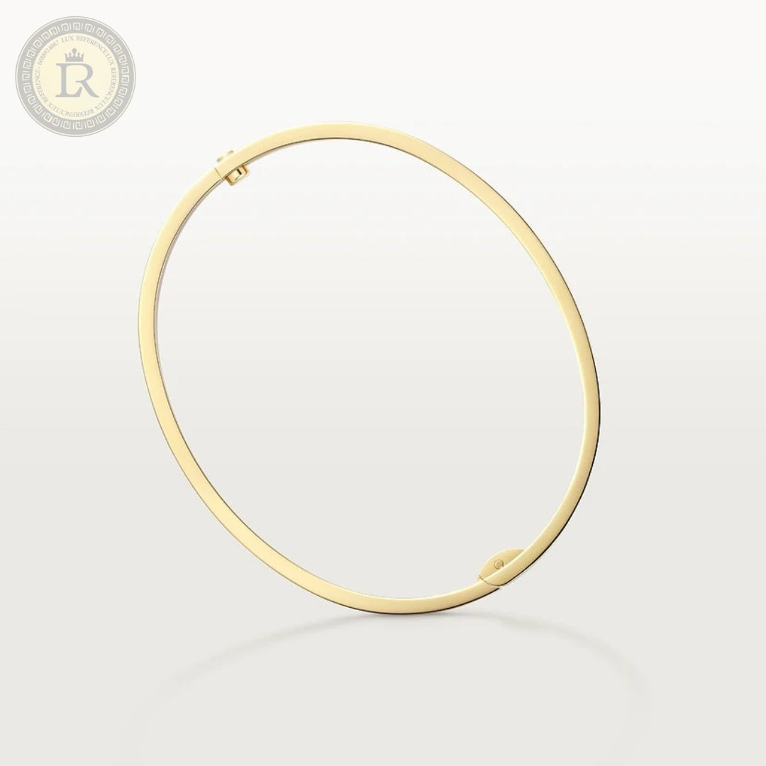 Bracelet Cartier LOVE, petit modele or jaune, diamants