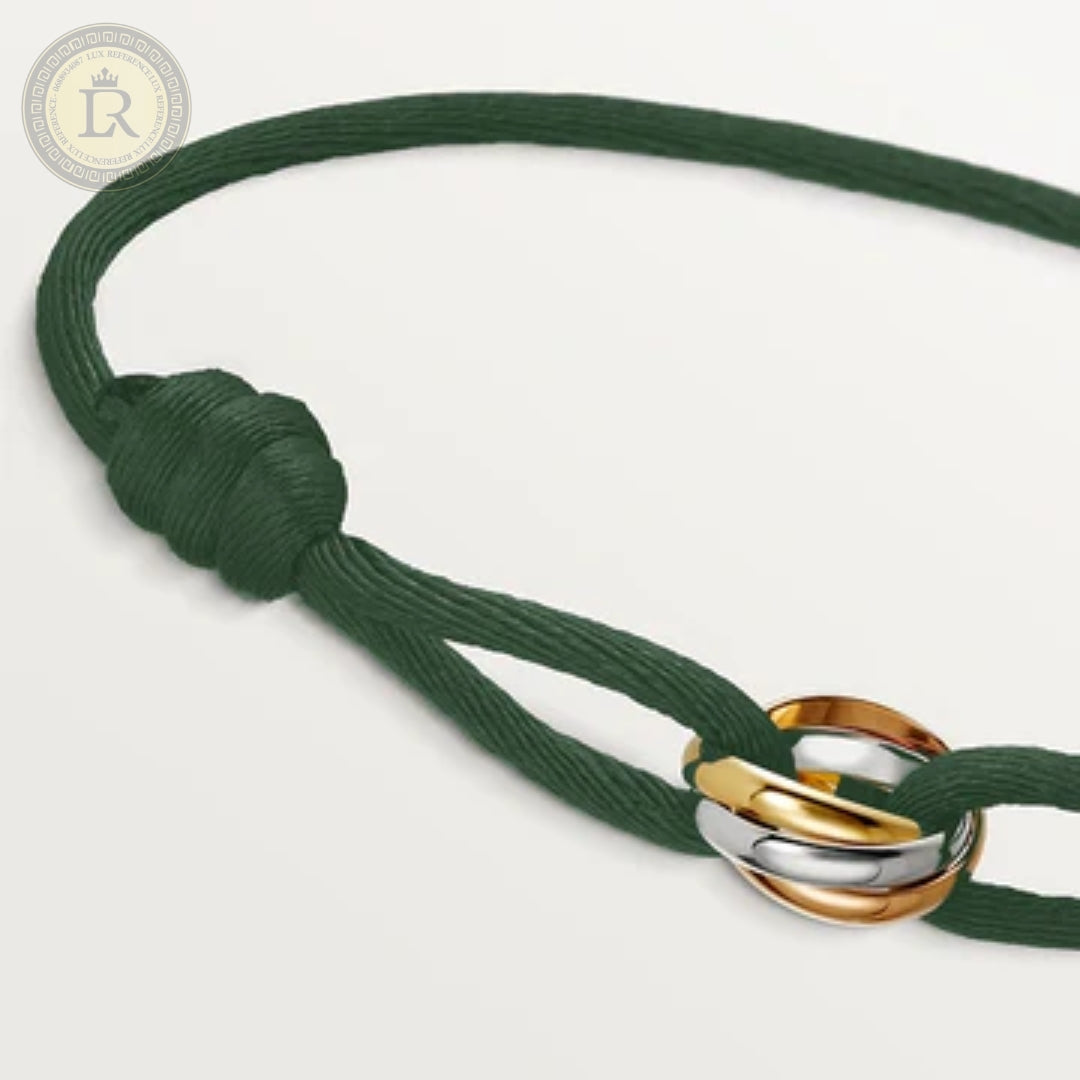 Bracelet Cartier Trinity, Cordon vert
