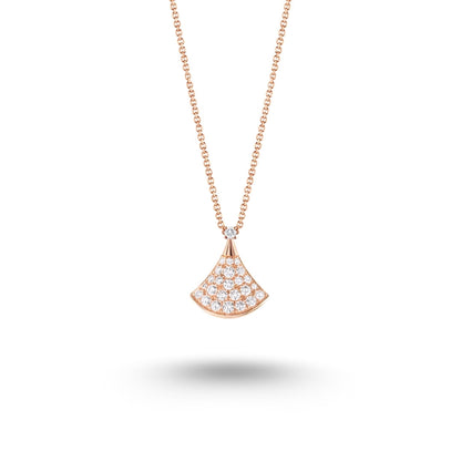 Collier Bvlgari Divas’ Dream Diamants, or rose